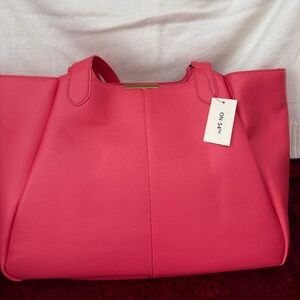 NWT On 34th Azriell Extra Large Tote Faux Leather